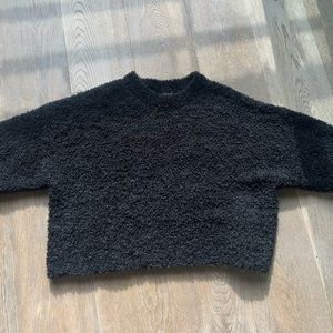 Black Fuzzy Sweater